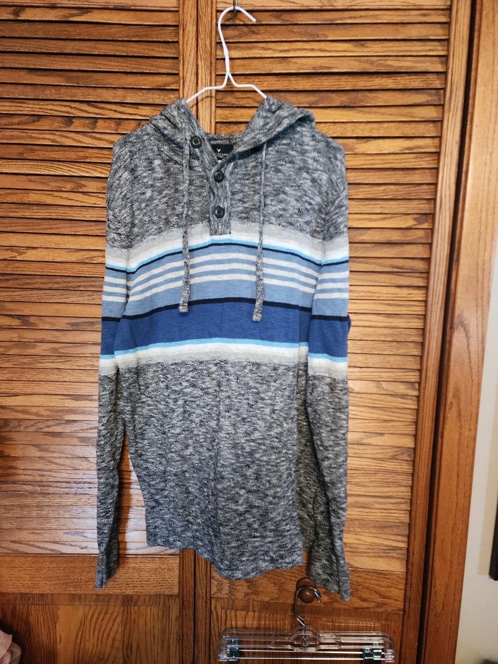 American Eagle Mens Pullover Hoodie Sweater Size Medium Tall